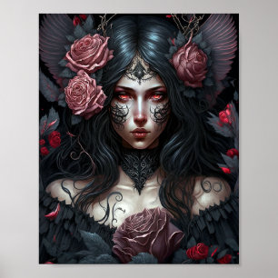 Goth Princesse Gothique Imaginaire Art Poster