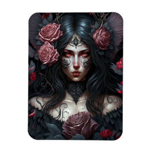 Goth Princesse Imaginaire gothique Magnet d'art