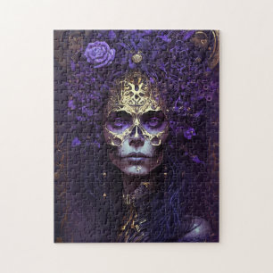 Goth Queen Imaginaire Art Jigsaw Puzzle