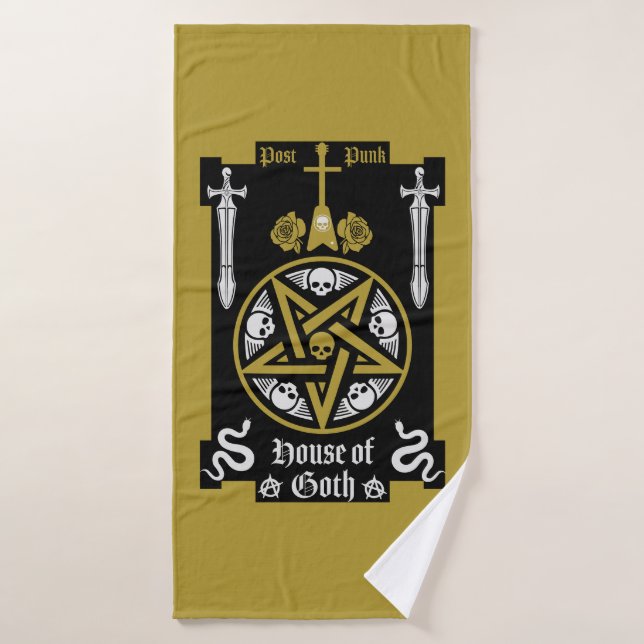 Goth Subculture Post Punk Music (Serviette de bain)