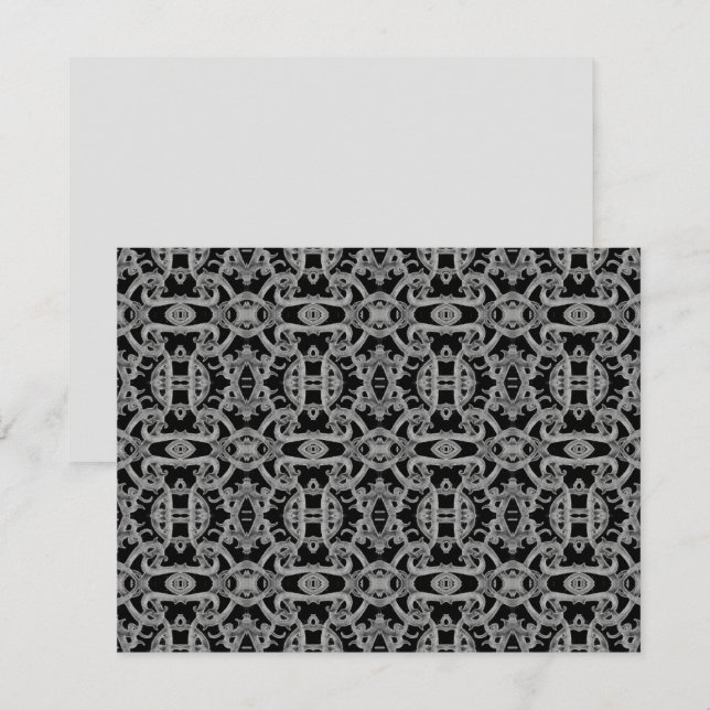 GOTHIC 4,25x5,5 Carte plate / Horizontal (Devant / Derrière)