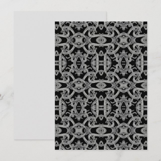 GOTHIC 4,5x6,25 Carte plate / Verticale (Devant / Derrière)
