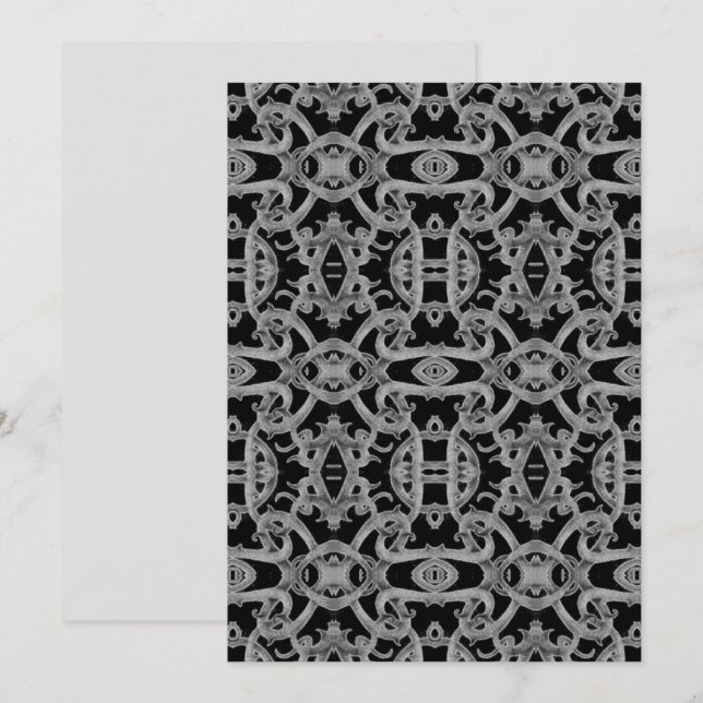 GOTHIC 5x7 Carte Plate / Verticale (Devant / Derrière)