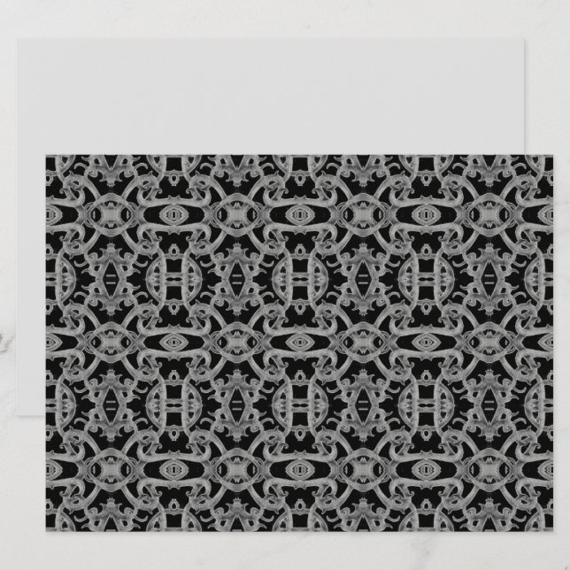 GOTHIC 6,5x8,75 Carte plate / Horizontal (Devant / Derrière)