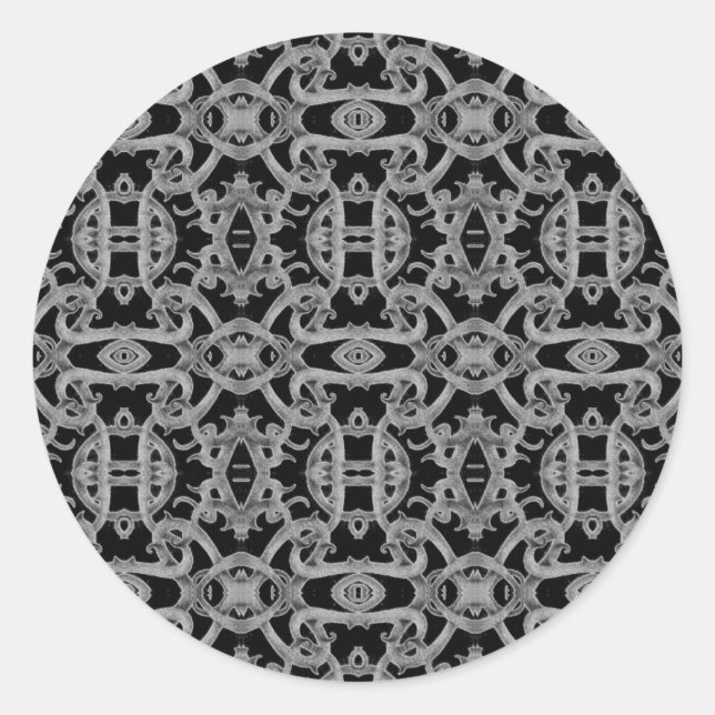 GOTHIC Autocollants Ronds Petits (Devant)