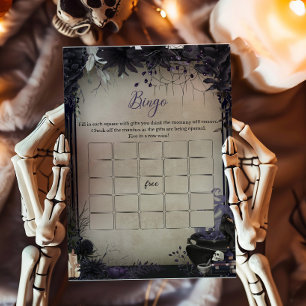 Gothic Baby brasse Baby shower Bingo Jeu