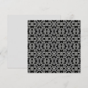 GOTHIC Carte plate carrée 5,25 pouces