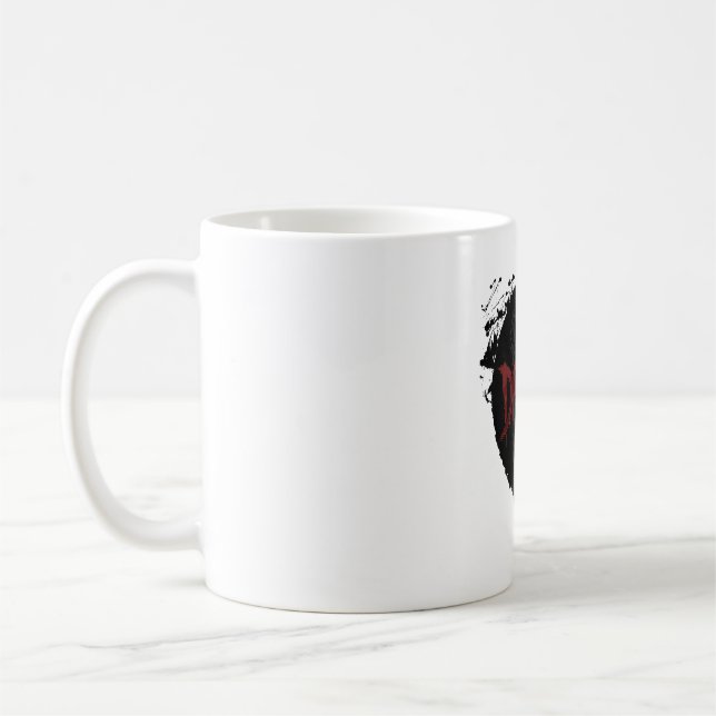 Gothic Dracula Vampire Mug - Vintage Horror (Gauche)