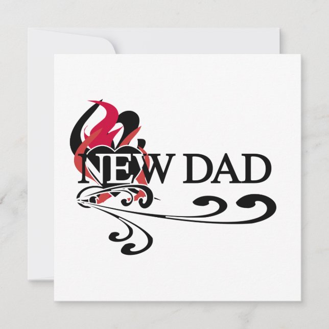 Gothic Heart New Dad T-shirts et cadeaux (Devant)