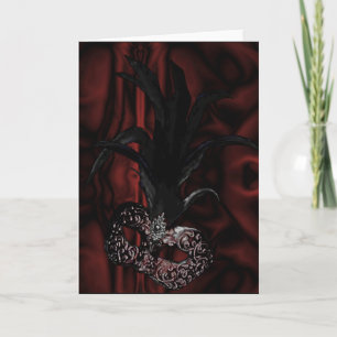 Gothic Masquerade Card or Invitation