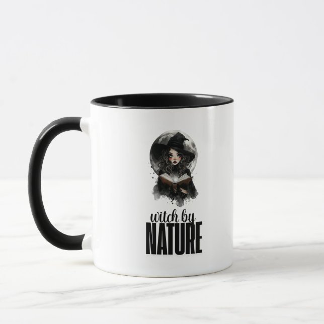 Gothic Witch Nature Pleine Lune Design || mug  (Gauche)