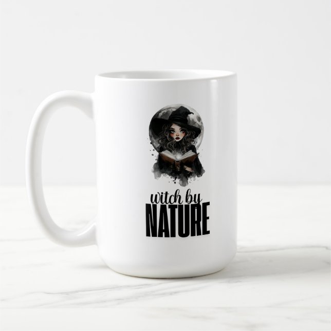 Gothic Witch Nature Pleine Lune Design || mug  (Gauche)