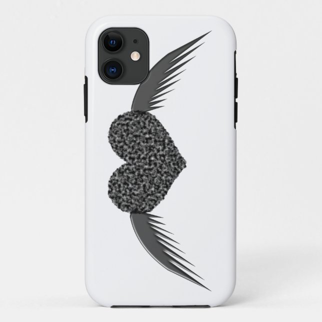 Gothique aimer coeur coeur iPhone 5 Coque (Dos)