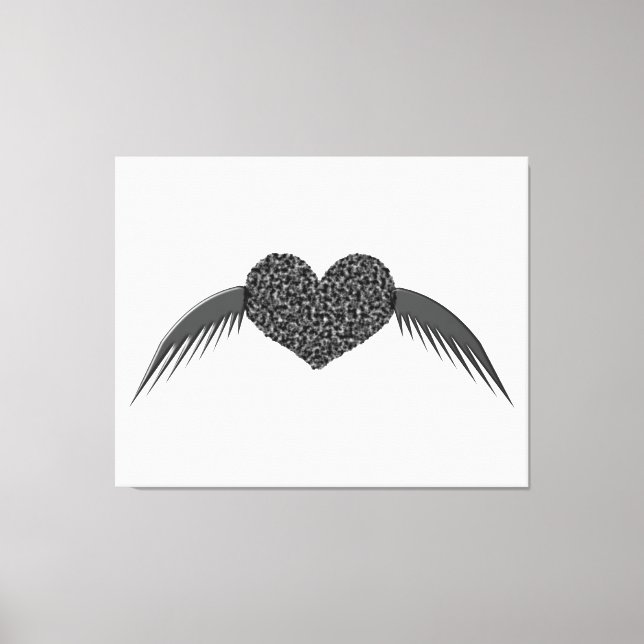 Gothique aimer coeur toile Imprimer (Recto)
