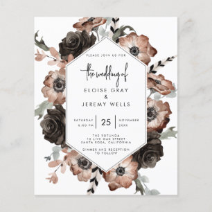 Gothique Boho Faire-part de mariage