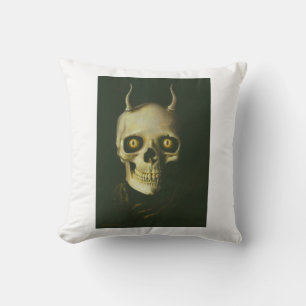 Gothique diable Coussin crâne