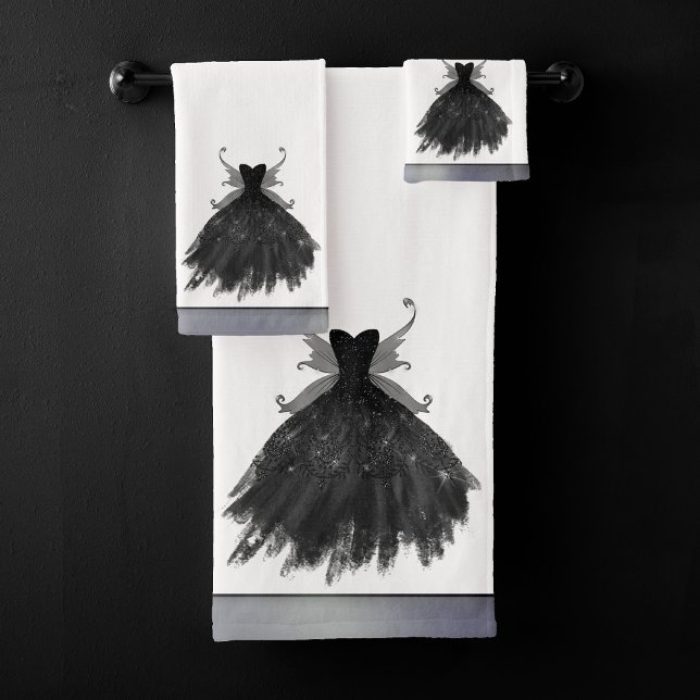 Gothique Fairy Black Gown | Vampy Goth Glam Sheen (Créateur téléchargé)