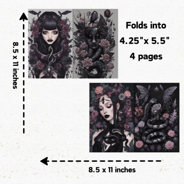 Gothique Girl Goth Junk Scrapbook 4 (Créateur téléchargé)