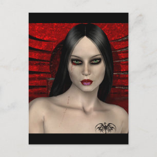 Gothique Girls No Turback carte postale