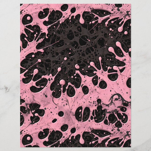 Gothique Grunge Pink Paint Splash (Devant)