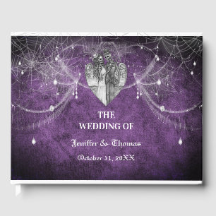 Gothique Halloween mariage livre d'invité