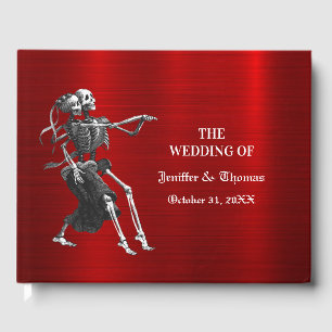 Gothique Halloween mariage livre d'invité