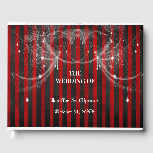 Gothique Halloween mariage livre d'invité