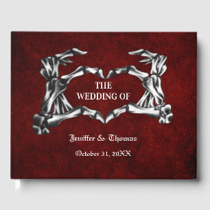 Gothique Halloween mariage livre d'invité