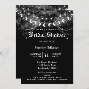 Gothique Halloween Nuptiale Douche Invitation