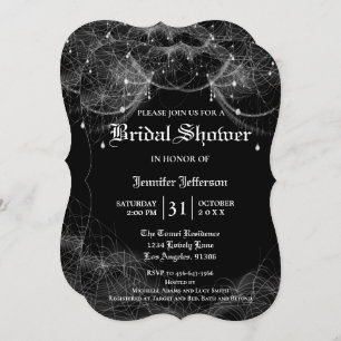 Gothique Halloween Nuptiale Douche Invitation