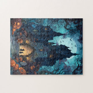 Gothique Haunted Castle Halloween Puzzle