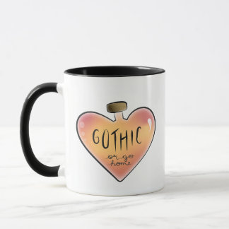 Gothique ou Go Home Mug (orange)