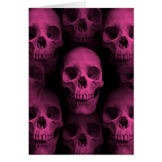 Gothique punk girly rose chaud crâne mignon