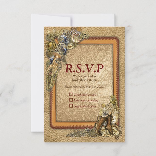 Gothique - Steampunk RSVP - Cadre d'embarcation en (Devant)