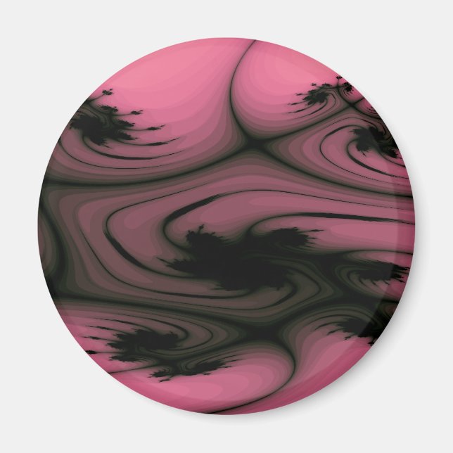 Gothique Swirls Magnet (Devant)
