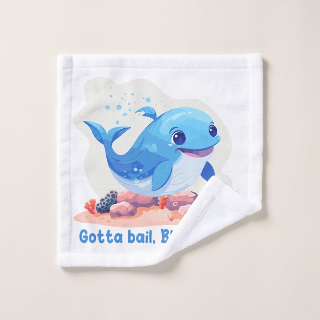 Gotta bail, Blue Whale (Gant de toilette)