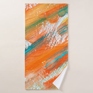 gouache Abstraite peignant différentes couleurs vi