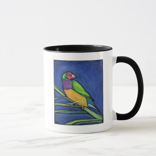Gouldian Finch Mug (Droite)