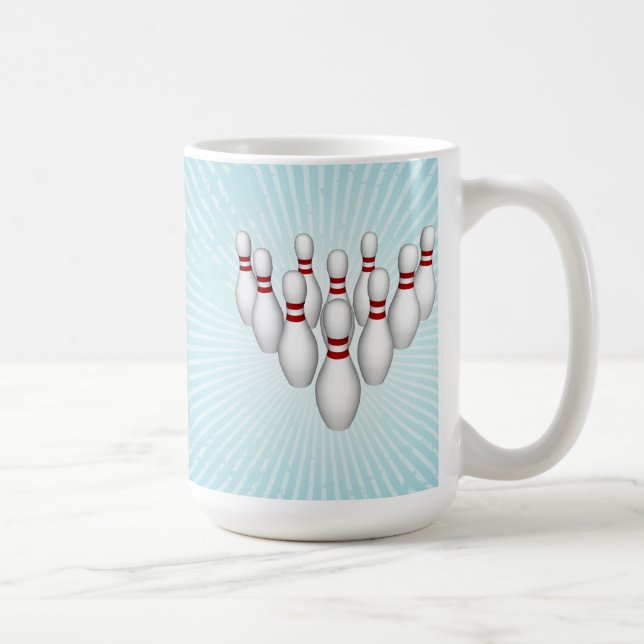 Goupilles de bowling : modèle 3D : Tasse de café (Droite)