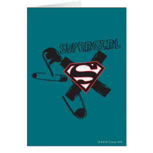 Goupilles de sécurité noires de Supergirl
