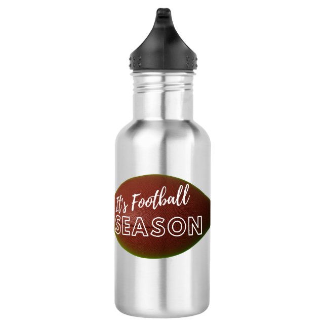 Gourde en acier inoxydable C'est la saison de foot (Droite)