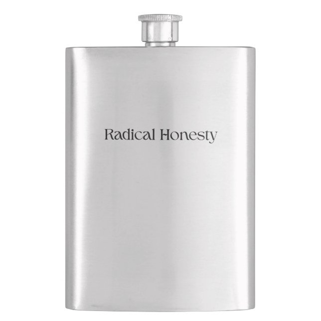 Gourde en acier inoxydable Radical Honesty (devant)