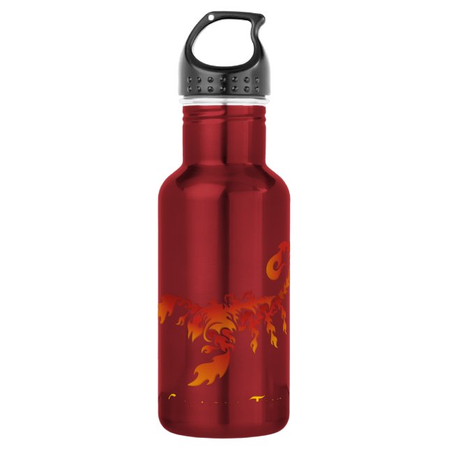 Gourde en acier inoxydable Scorpion Flames (Devant)