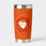 Gourde Isotherme 17e anniversaire du Mariage carnélien<br><div class="desc">Ne sera-t-elle pas ravie ; vous avez marqué leur anniversaire avec mon design unique et romantique avec un clin d'oeil au don traditionnel de pierres précieuses carnéliennes !</div>