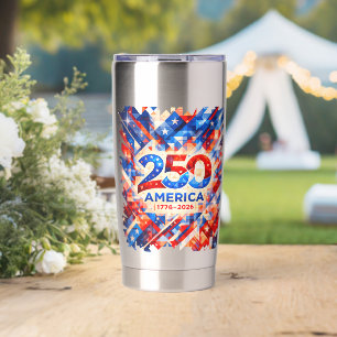 Gourde Isotherme 250e anniversaire de l'Amérique 1776–2026 USA Patr