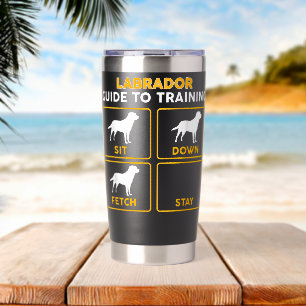 Gourde Isotherme Amateur de chien Labrador Retriever