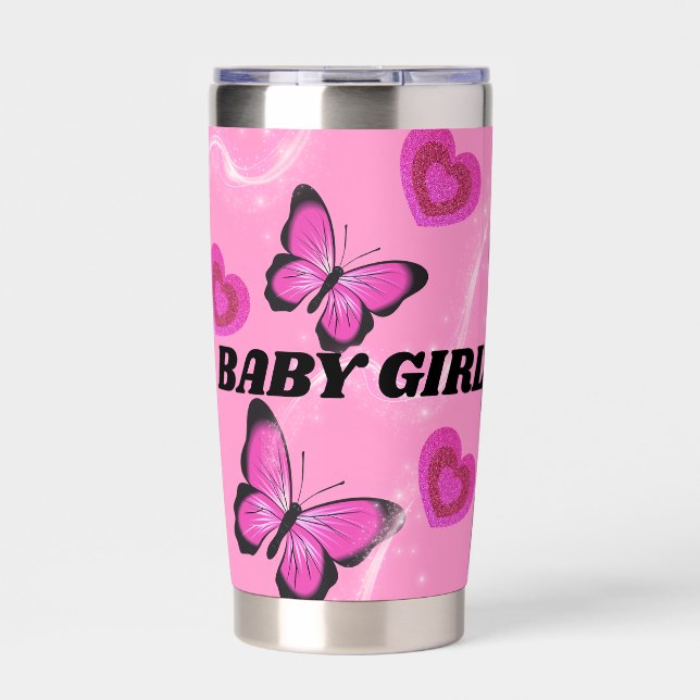 Gourde Isotherme Bébé Fille (Extérieur)