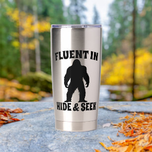 Gourde Isotherme Bigfoot Drôle - Courant en Cache-Cache
