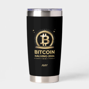 Gourde Isotherme BITCOIN HALVING 2024 Crypto Devise numérique