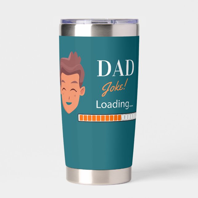 Gourde Isotherme Blague de Papa Chargement (Extérieur)